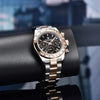 Relógio Masculino de Aço Magister Daytona Cronógrafo Black